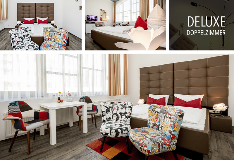 Deluxe Double rooms at artHOTEL Magdeburg