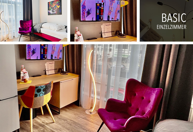 Basic Single rooms at artHOTEL Magdeburg