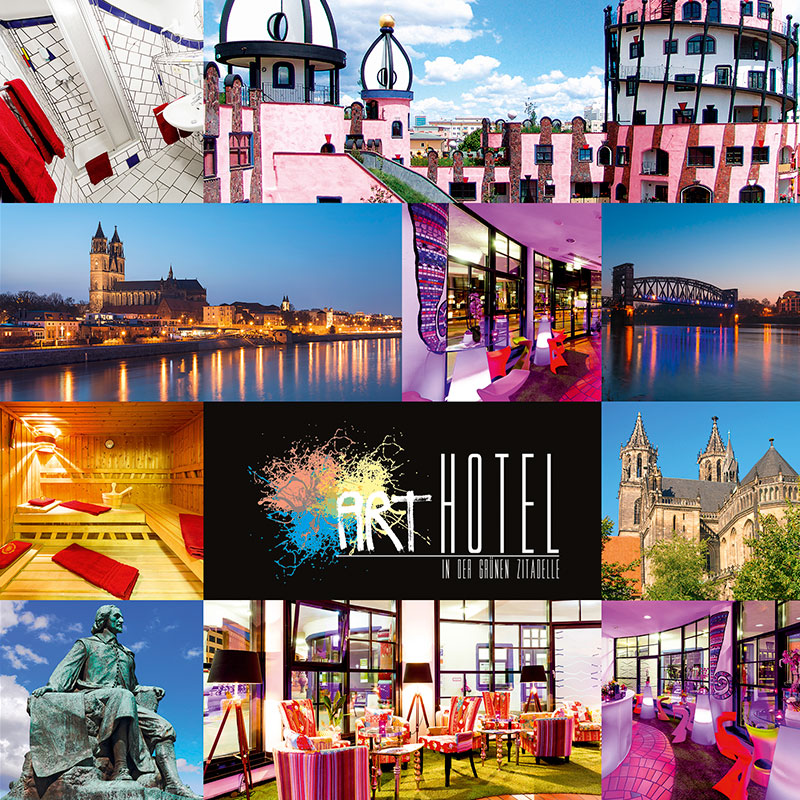 Zimmermappe des artHOTEL Magdeburg