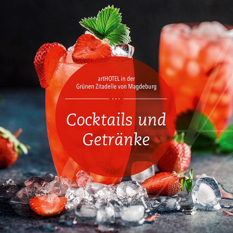 Getränkekarte des artHOTEL Magdeburg