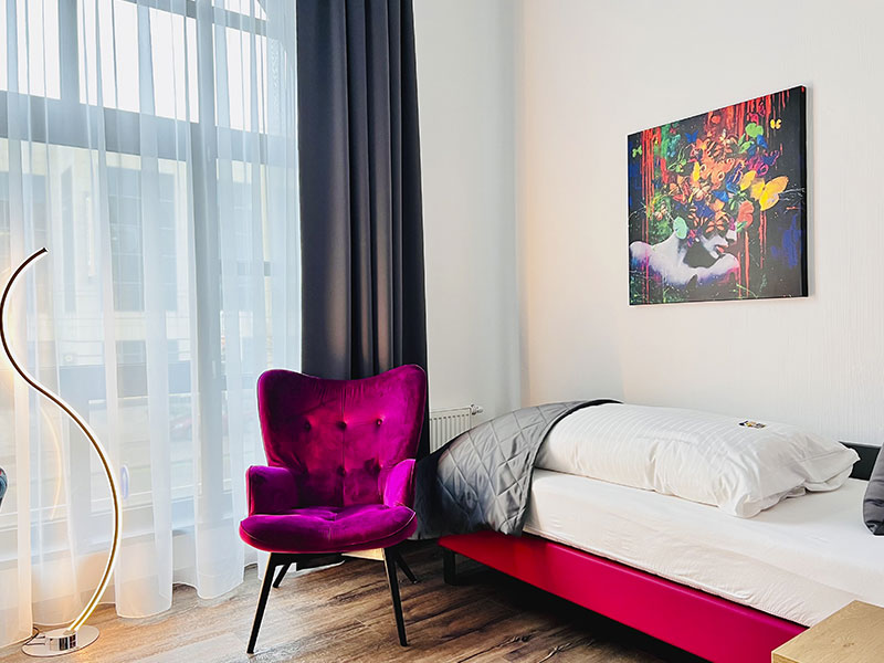 Habitación individual en artHOTEL Magdeburg