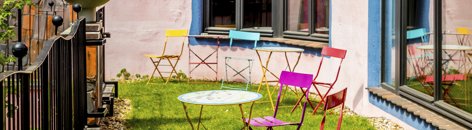 Unsere Terrasse · eine grüne Auszeit